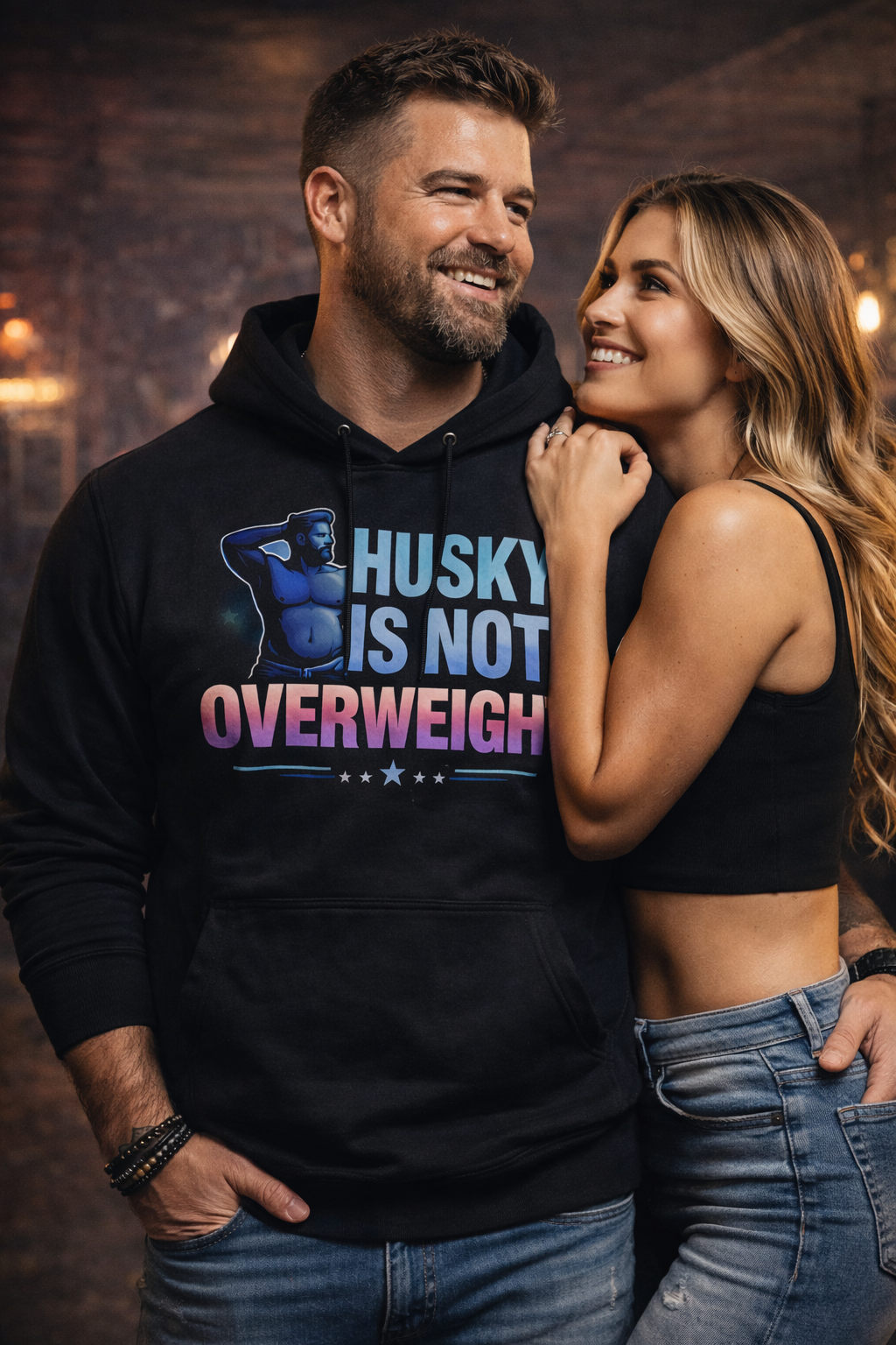 Husky Is Not Overweight Hoodie