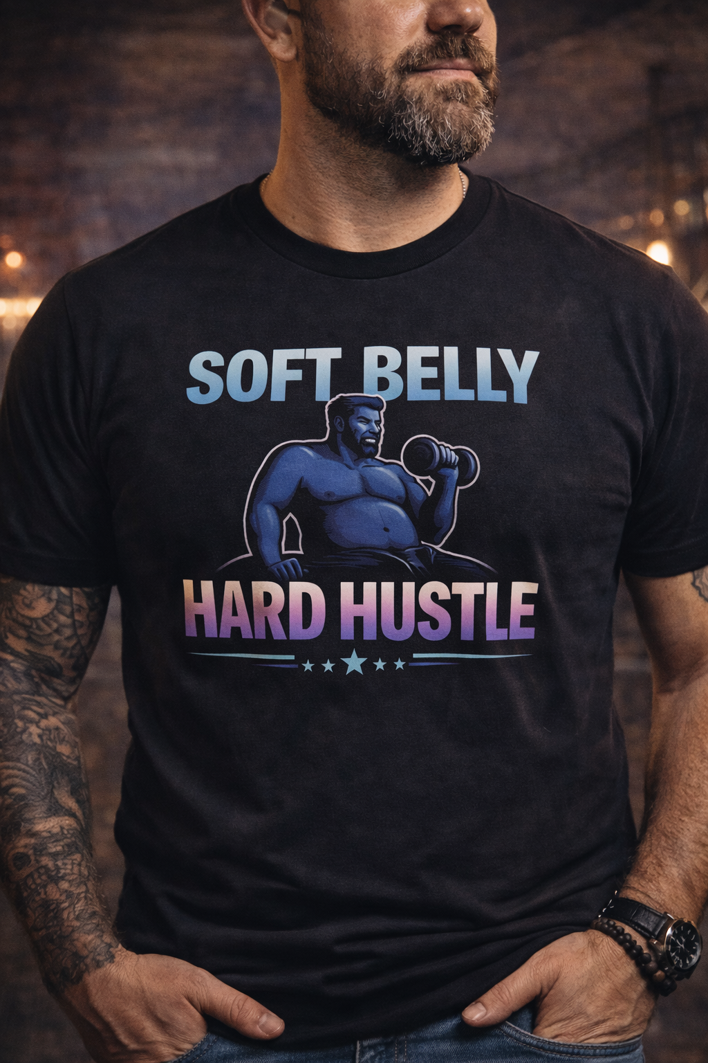 Soft Belly Hard Hustle Tee